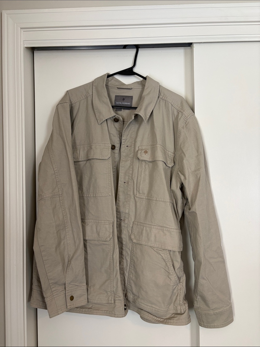 Royal Robbins Light Khaki Field Jacket - Casual Utility Style